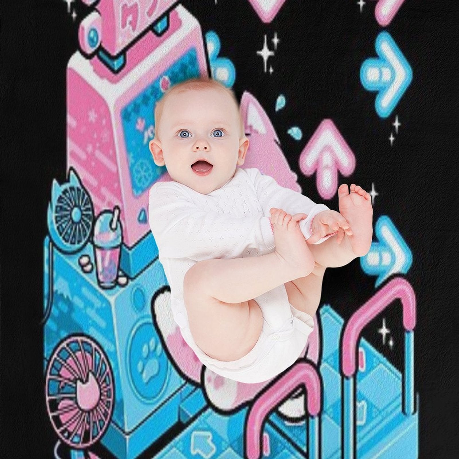 Dance Kitty Multi-functional Throw Blanket