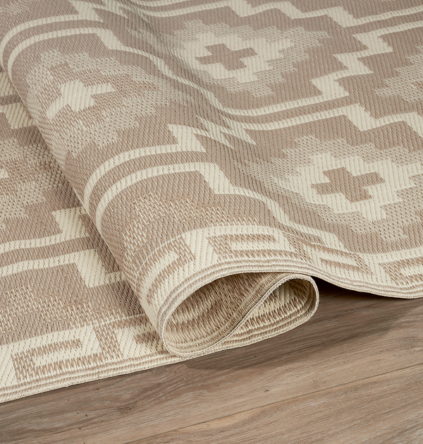 Lhasa - Mocha Outdoor Rug for Patio