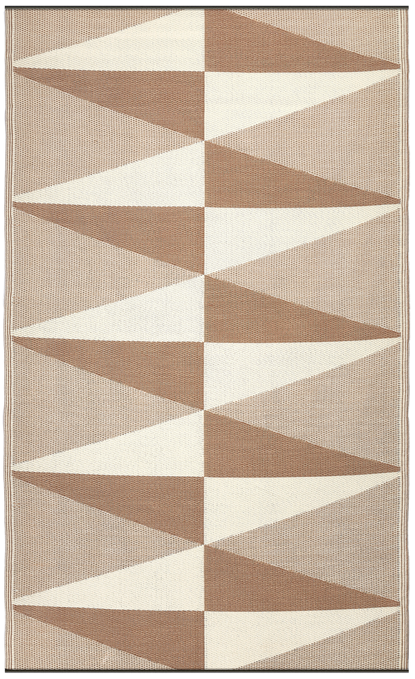Tucson - Natural Modern Geometric Outdoor Rug for Patio