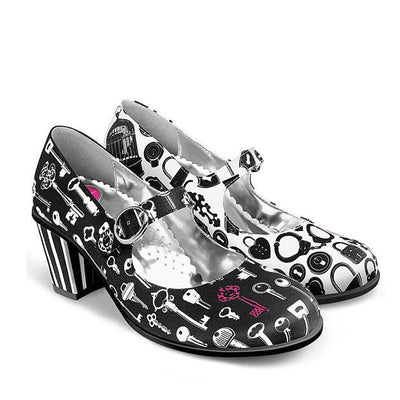 Chocolaticas® Mid Heels KEY Women's Mary Jane Pump