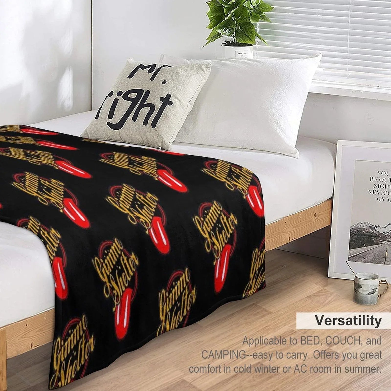 Gimme Shelter Throw Blanket
