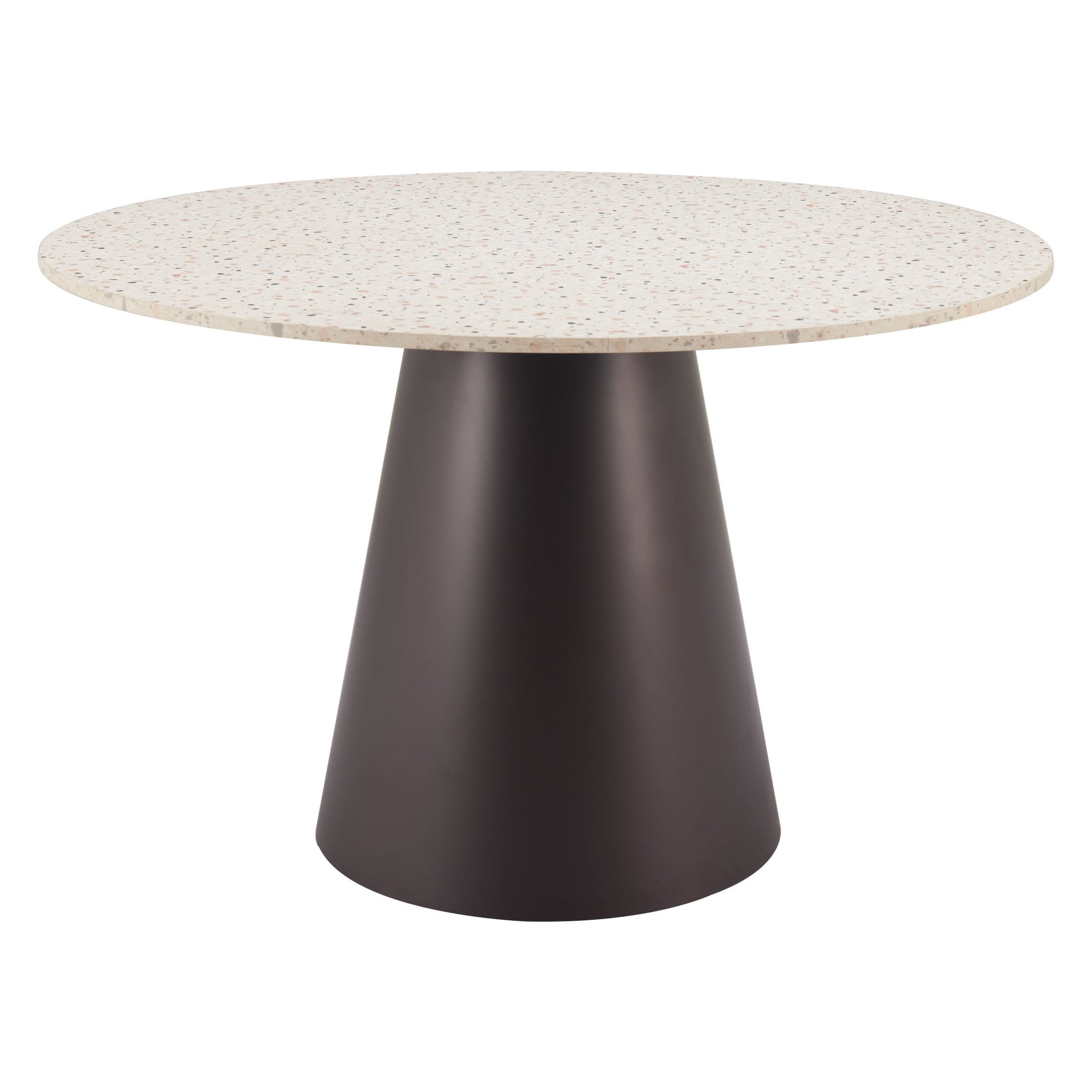 Jorf Dining Table Beige & Bronze