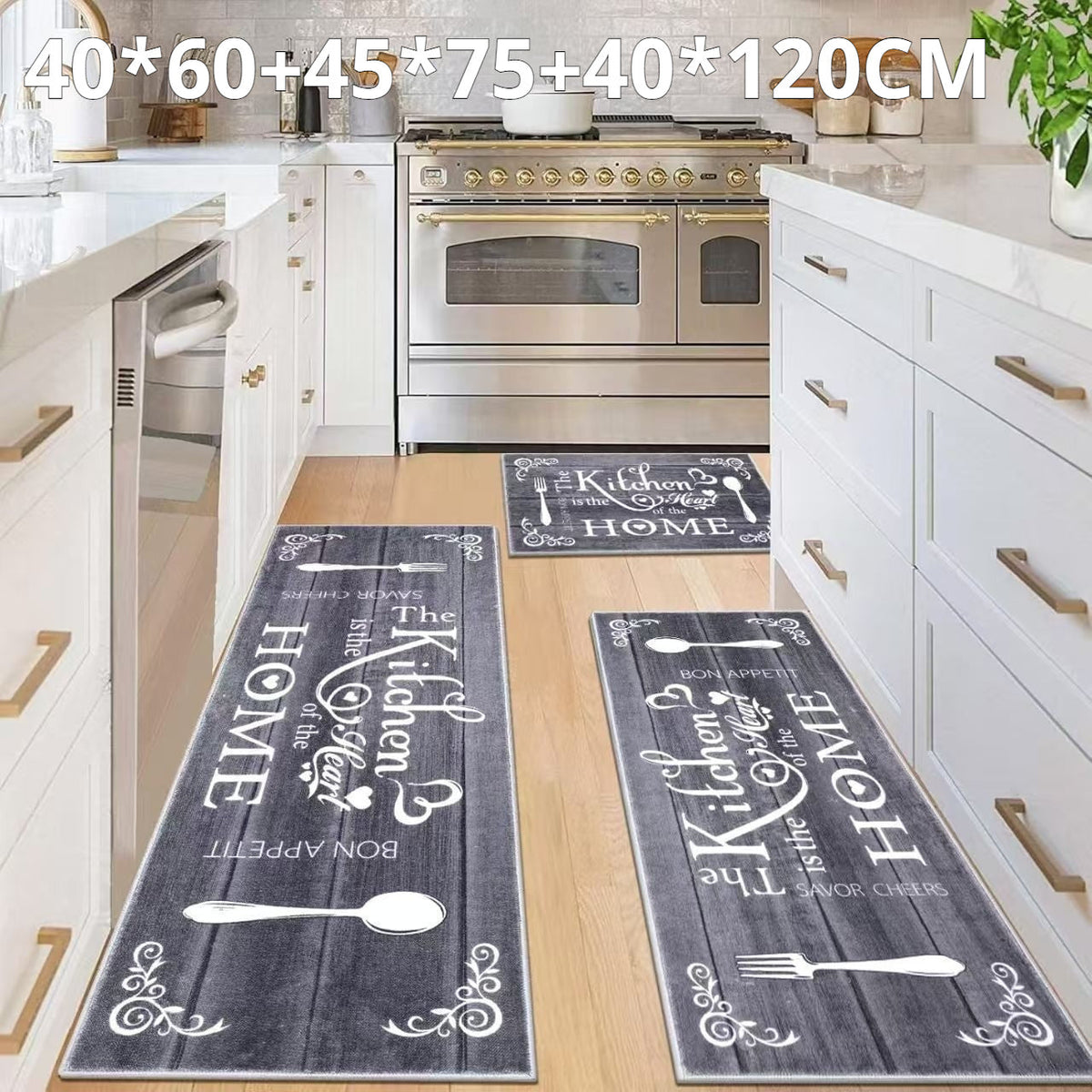 Simple American-style Kitchen Mat For Home Use