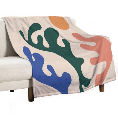 Matisse Abstract Shrink-resistant Throw Blanket