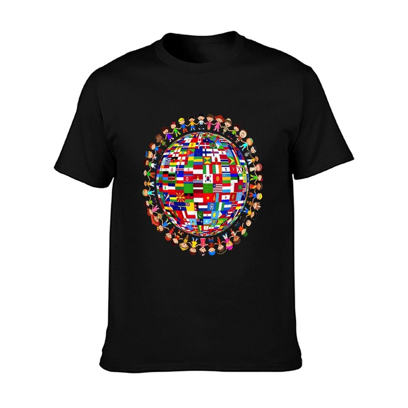 National Flags Circle World Peace International Day Of Peace T-Shirt