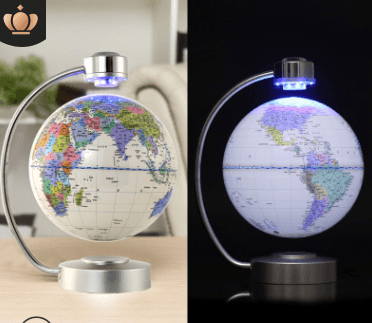 8-Inch Magnetic Suspension Globe - Office Decoration & Novelty Gift
