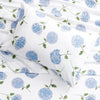 Hydrangea Printed Sheet Set - Twin / Blue