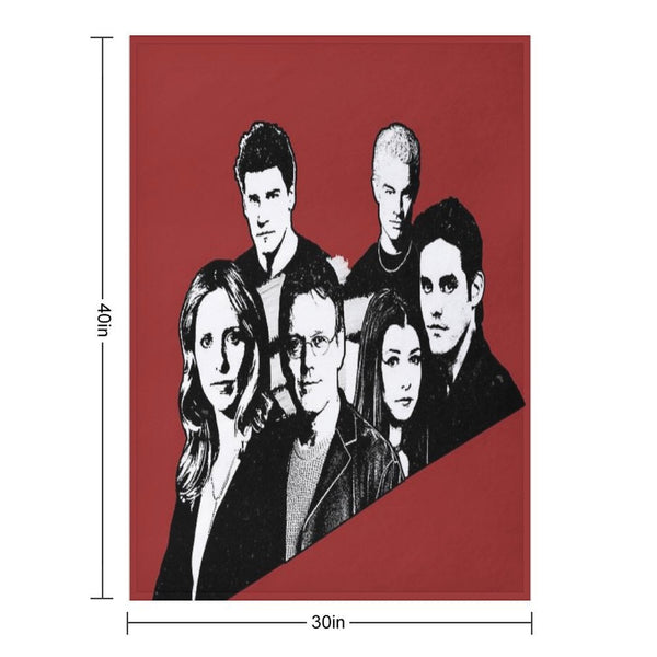 A BTVS Motif Compact Throw Blanket