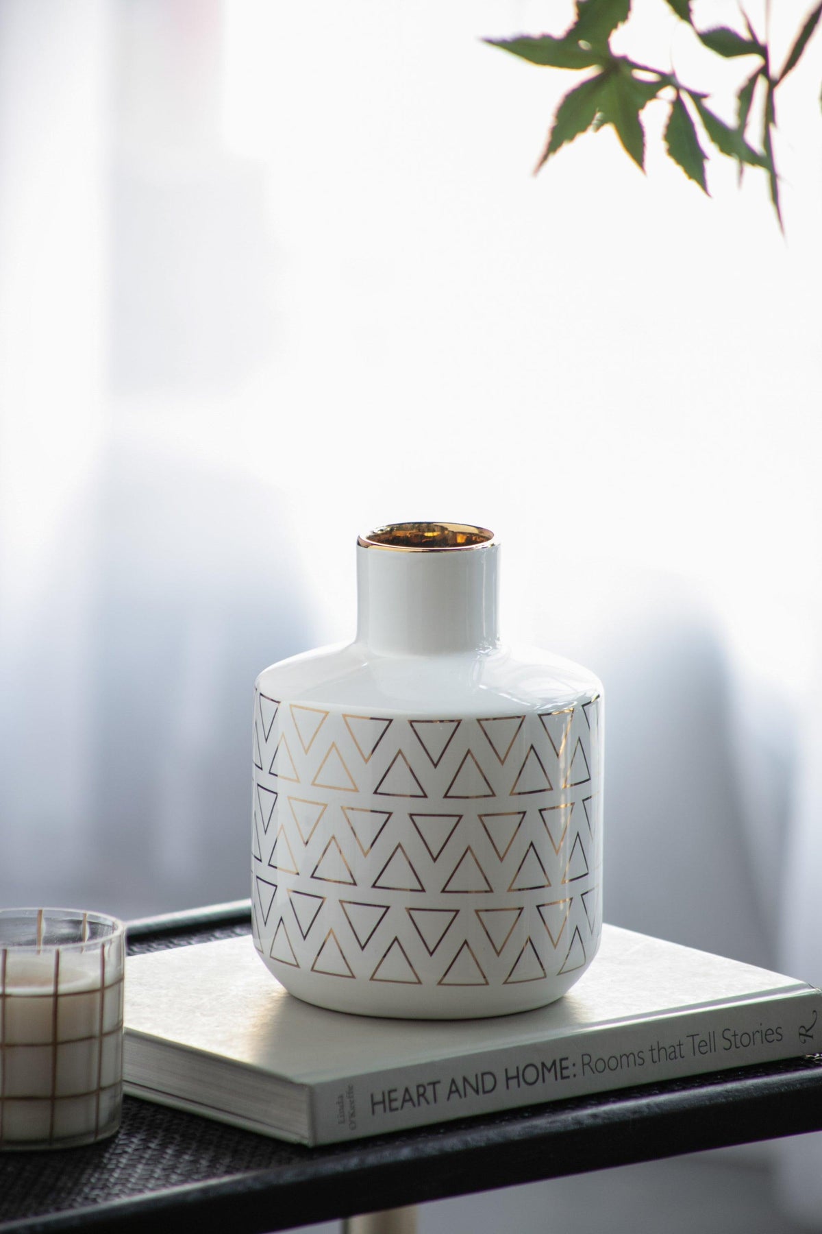 Modern Geometric Decorative Accent Vase