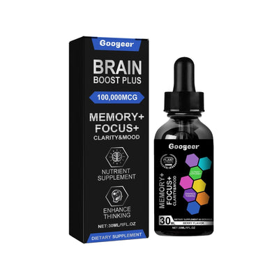 Brain Boost Plus, Relieve Anxiety Fatigue Enhance Energy Body Care Drops