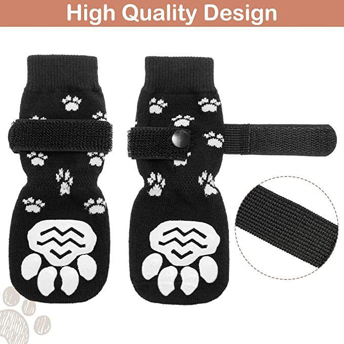 Pet socks foot covers cat and dog socks outdoor anti slip and waterproof shoes socks