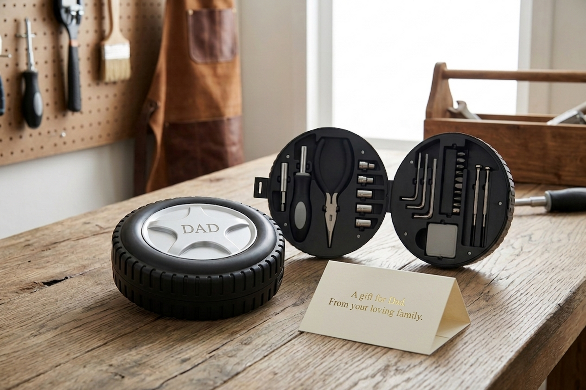 24 Piece Tool Set In Tire 2.25