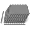 24Tiles 1/2" Puzzle Exercise Floor Mats-Gray - Gray