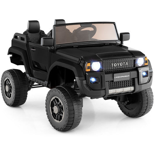 24V 2 Seater Ride on Car 4WD/2WD Switchable for Kids with Remote for Ages 3+-Black