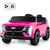 24V Ride on Truck 2-Seater Licensed Cadillac with Remote Control-Pink - Pink