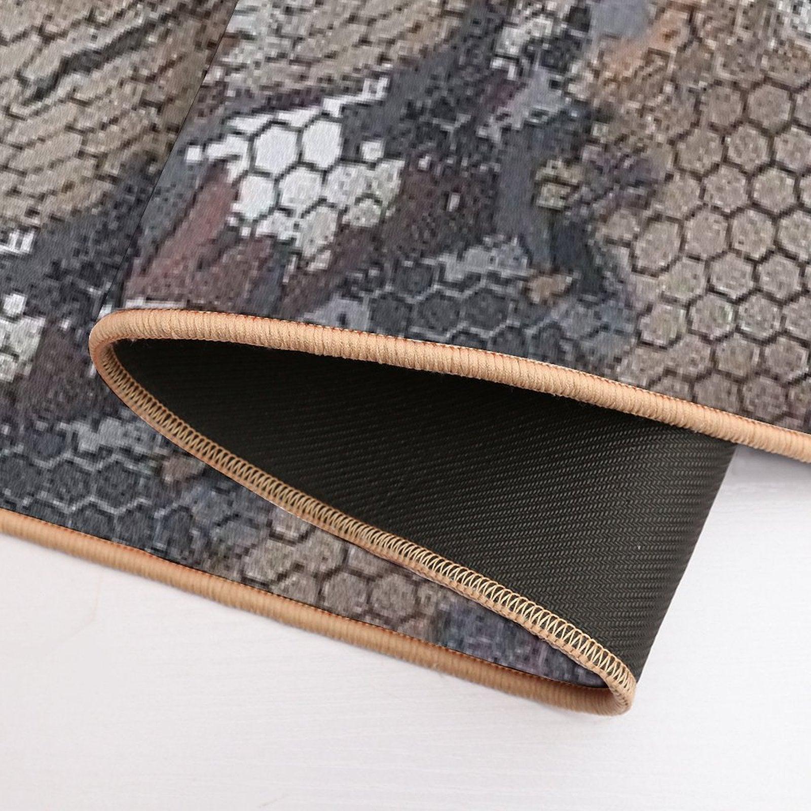 Timber Camouflage Bath Mat