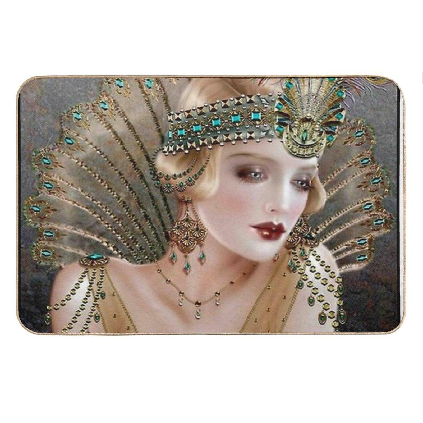 FLAPPER  Vintage 1929 Beautiful Fashion Magazine Advertising Print Bath Mat
