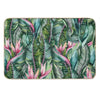 Tropical Banana Leaf Print Bath Mat