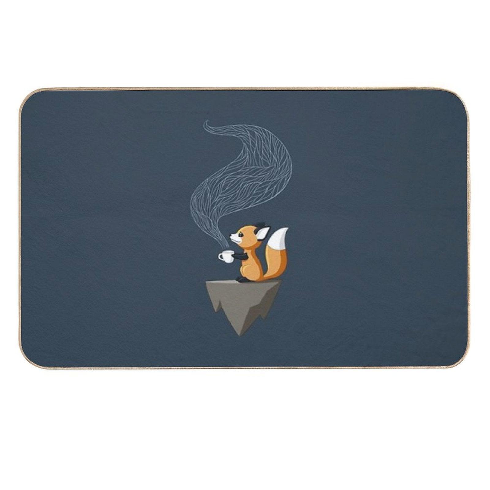 Fox Tea  Repositionable Bath Mat