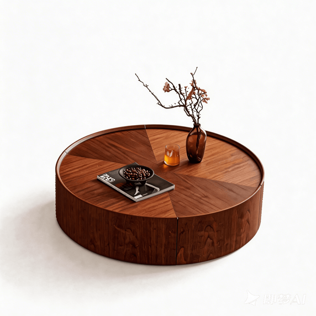 Aspen Ring Walnut Coffee Table