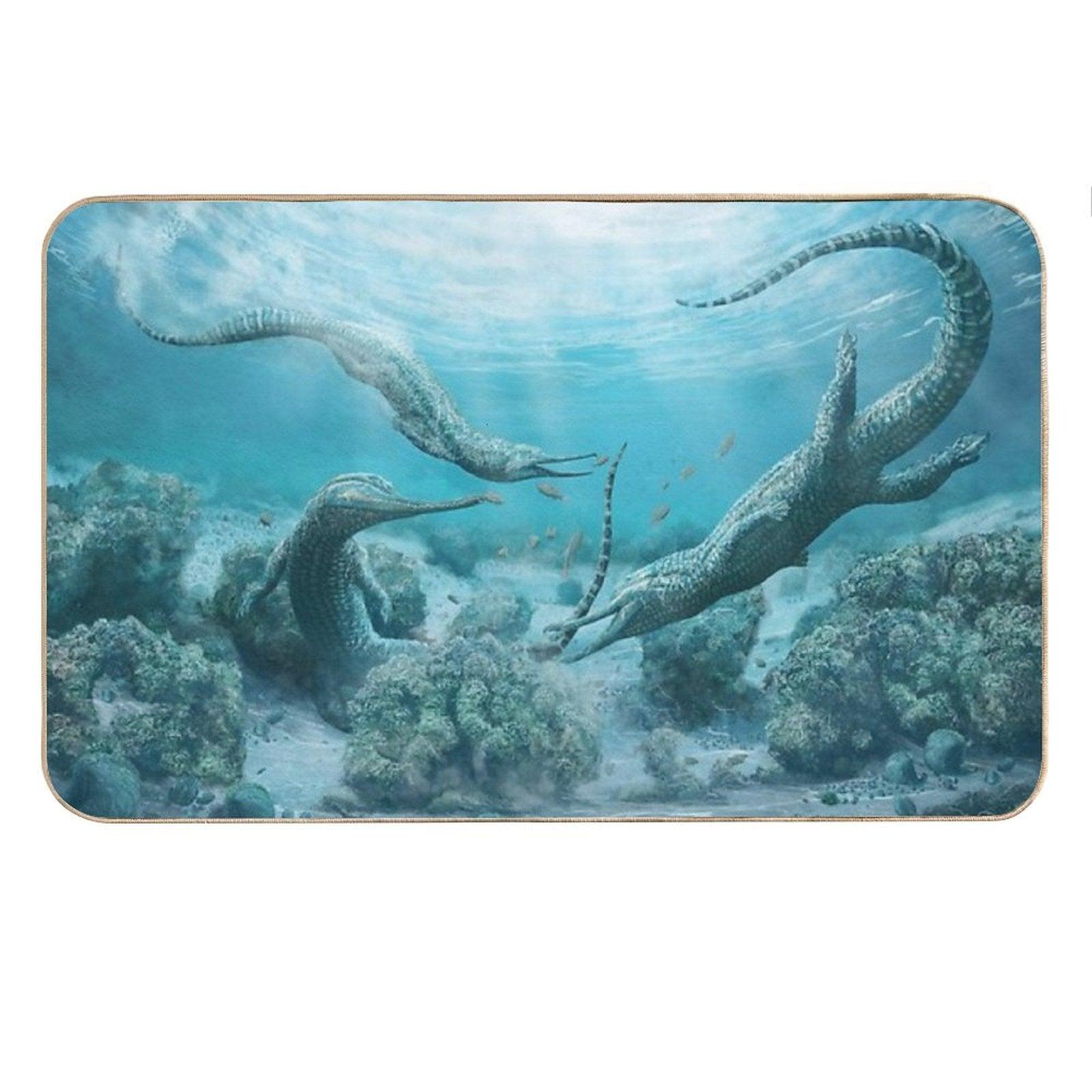 Mystriosuchus Steinbergeri Bath Mat