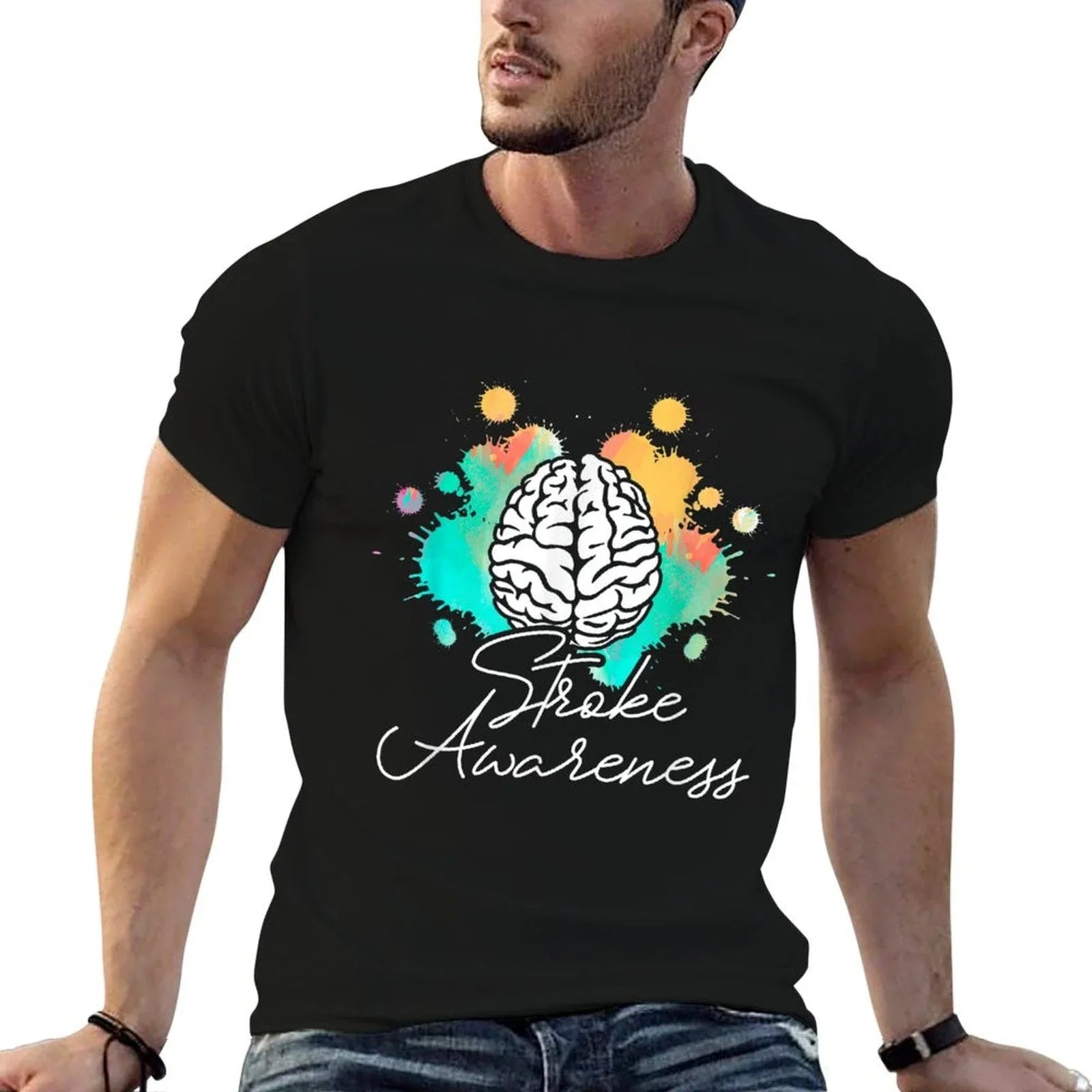 Stroke Awareness Survivor Injury Strong Warrior T-Shirt