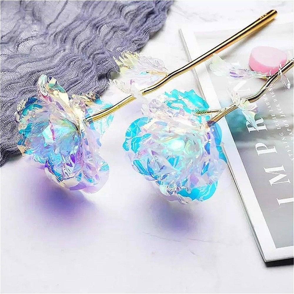 24k Aluminum Foil Lighting Rose Gift For Women Valentine's Day Mother's Day Birthday Thanksgiving Day Christmas Wedding Anniversary