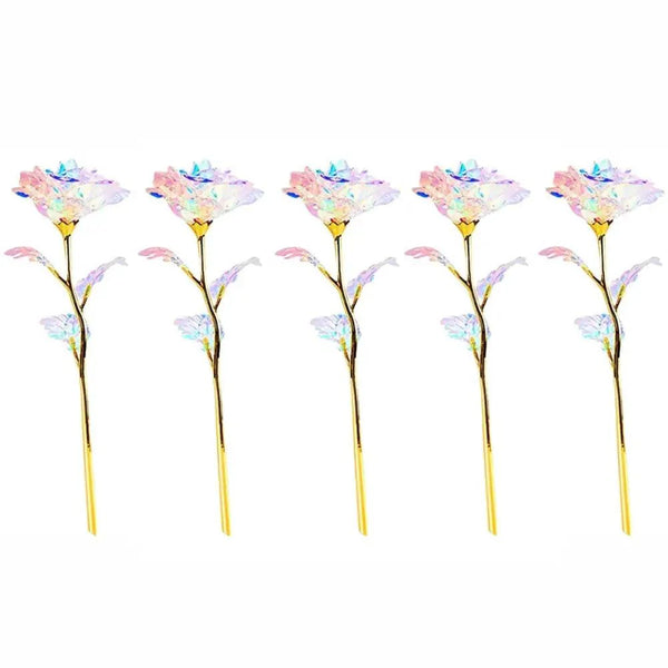 24k Infinity Rose Eternal with Gold foil LED Enchanted For Christmas Valentine's Day Gift