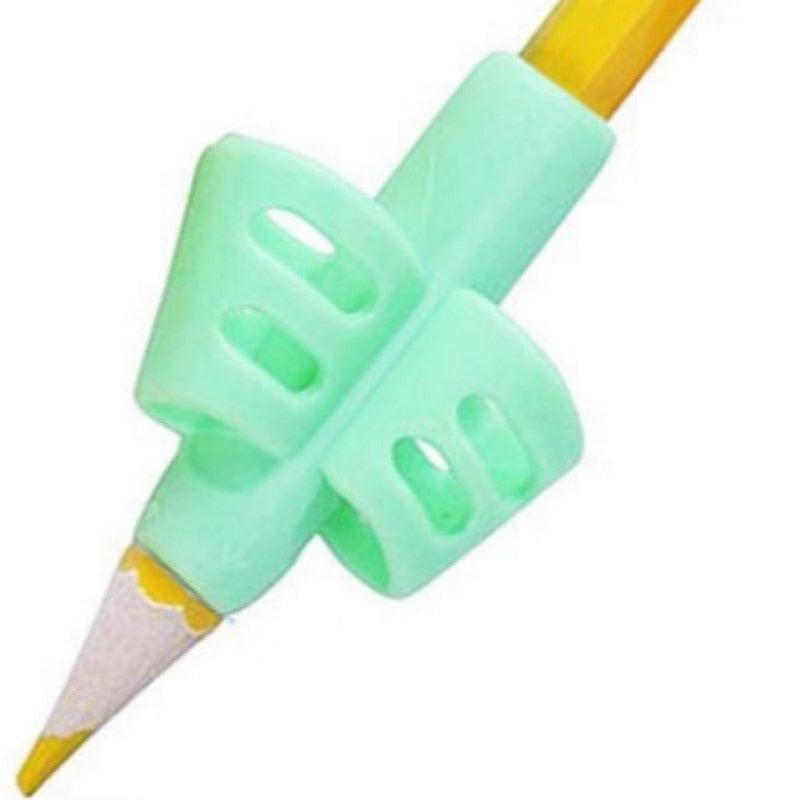 2/4Pcs Children Writing Pencil Pen Holder Student Learning Practice Silicone Pencil Grips for Kid Handwriting Posture Correction Children Pencil Holder Pen Writing Aid Grip Posture Correction Tool Writing Aid to Improve Handwriting for Kids