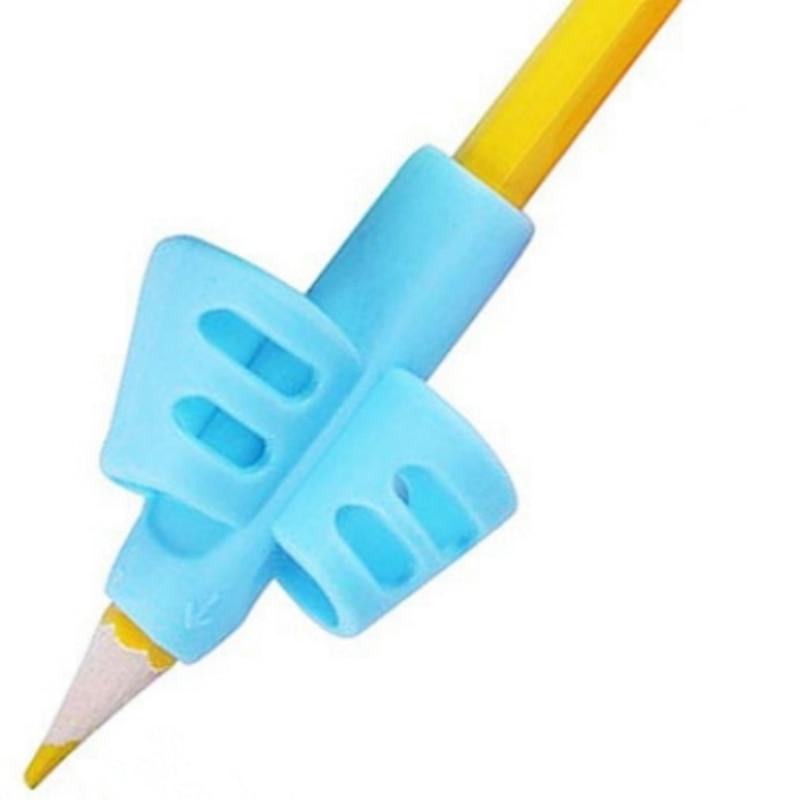 2/4Pcs Children Writing Pencil Pen Holder Student Learning Practice Silicone Pencil Grips for Kid Handwriting Posture Correction Children Pencil Holder Pen Writing Aid Grip Posture Correction Tool Writing Aid to Improve Handwriting for Kids