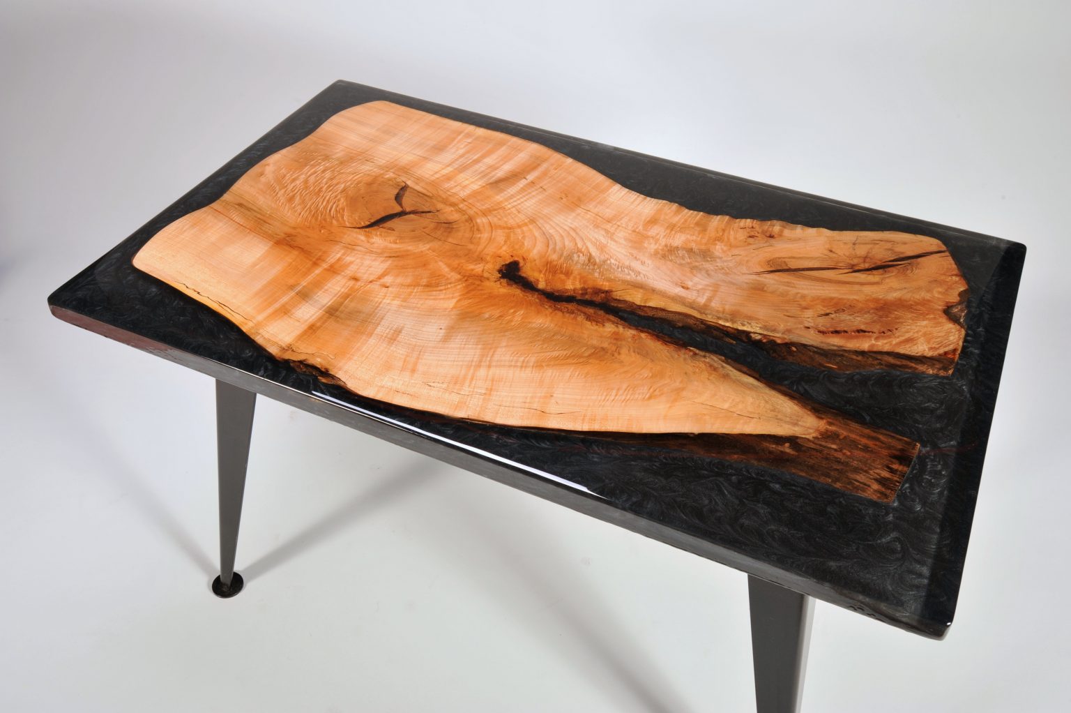 Figured Norway Maple Epoxy Table/Desk