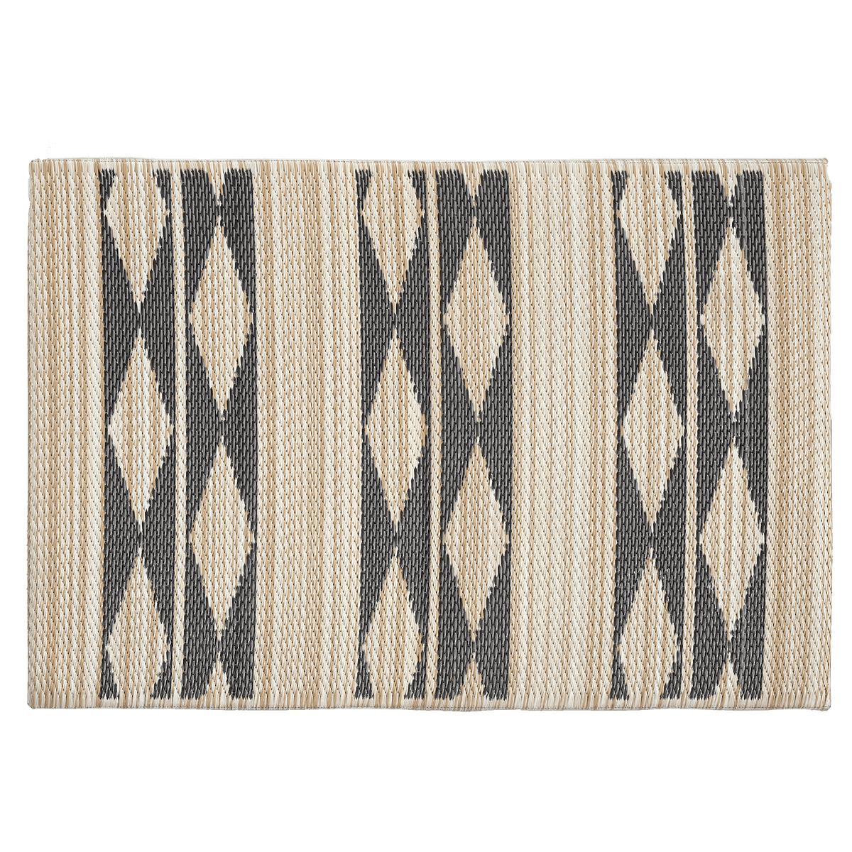 Cairo Natural & Black Outdoor Doormat – 24