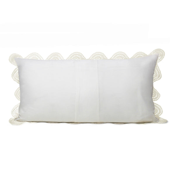 Hand Made Crochet Cotton Pillow Sham Pairs