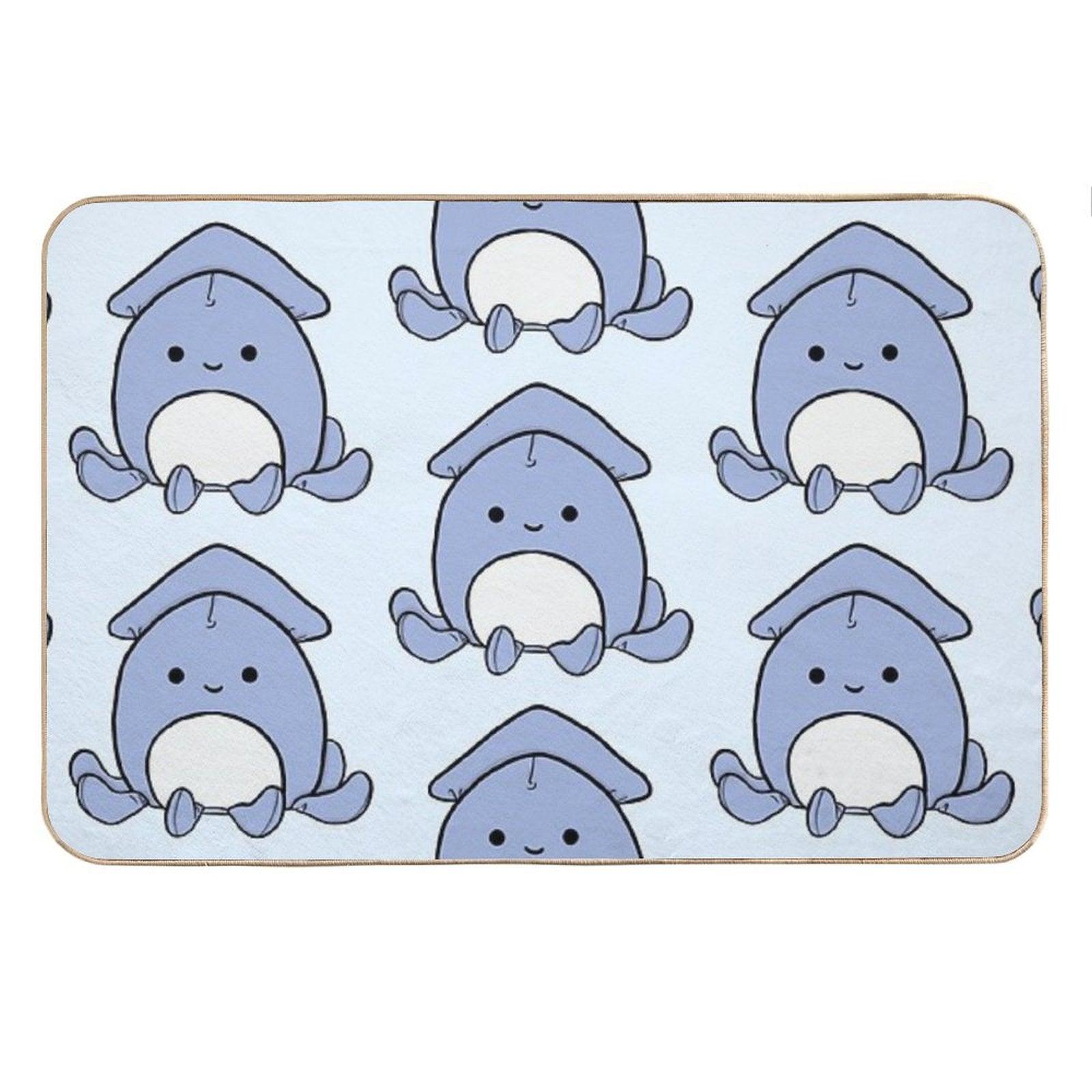 Squish Squid Bath Mat