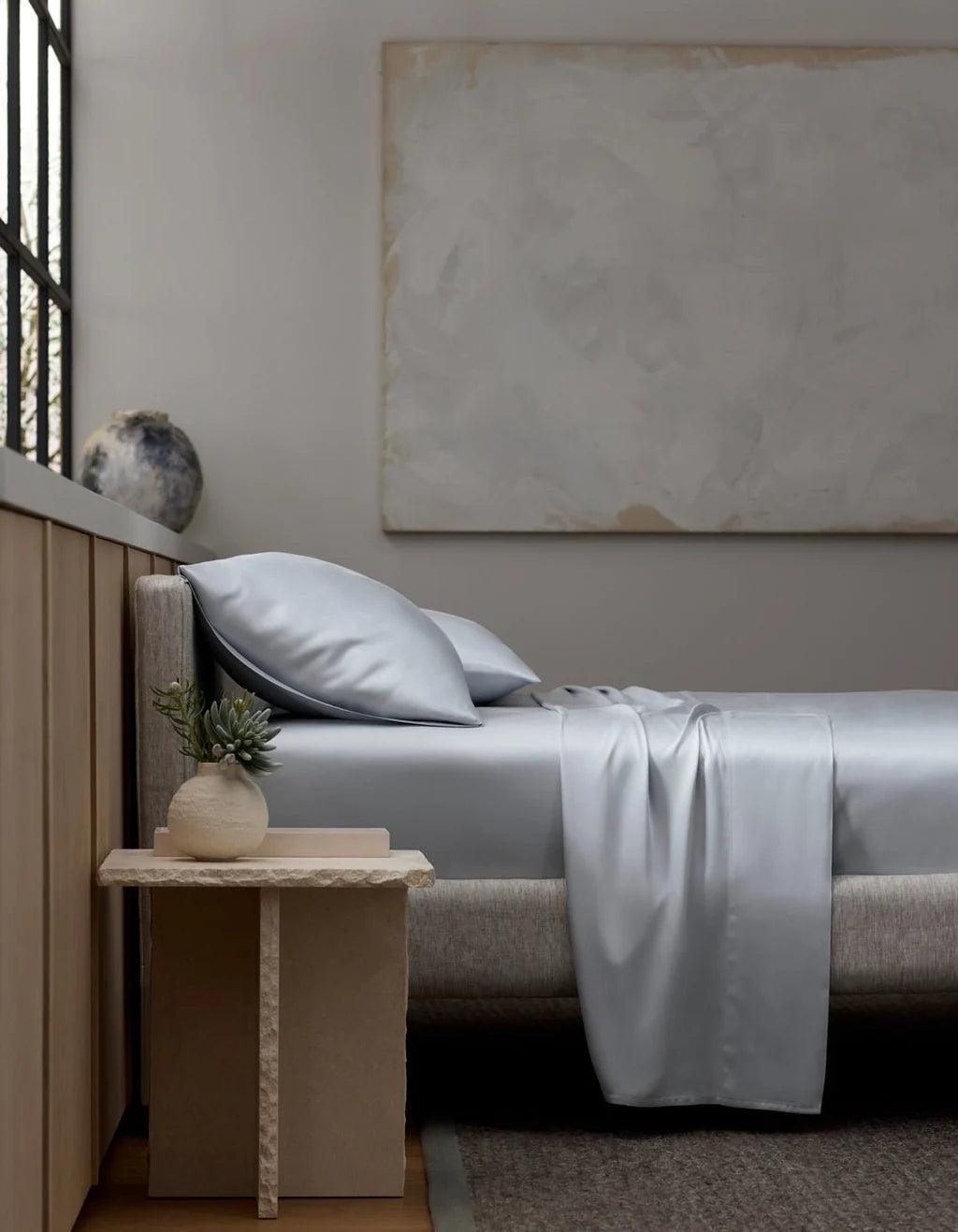 Luxurious Bamboo Sheets with matching pillows by Cozy Earth