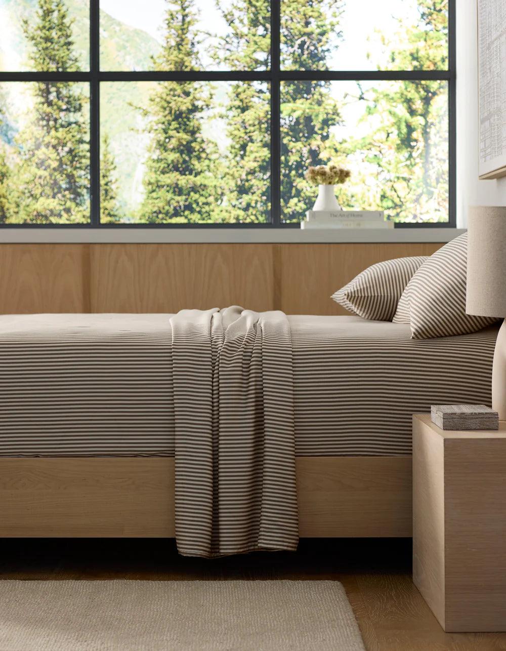 Luxurious Bamboo Sheets with matching pillows by Cozy Earth