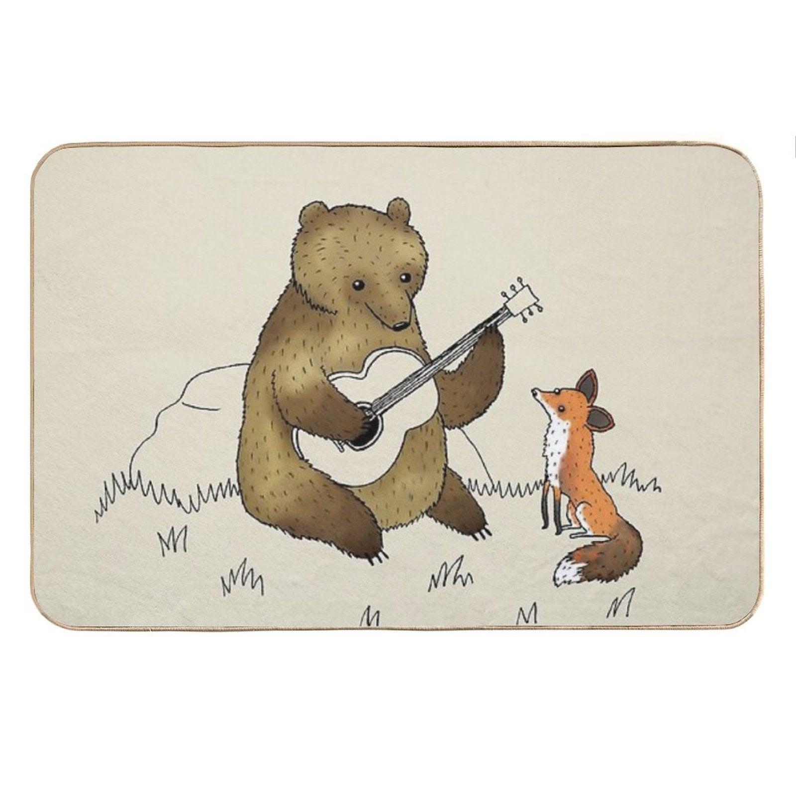 Bear & Fox Bath Mat