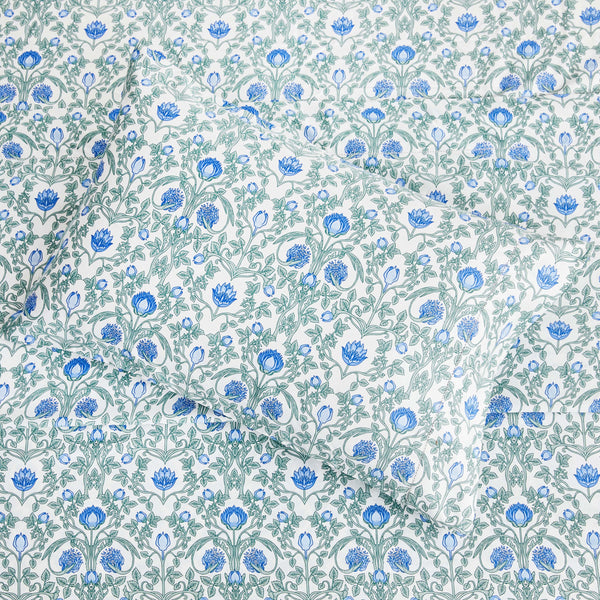 Arts & Crafts Floral Printed Pillowcase Pair