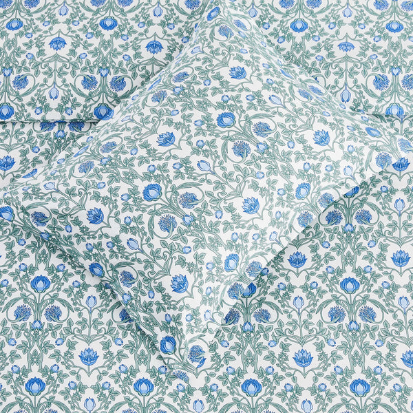 Arts & Crafts Floral Printed Duvet Set