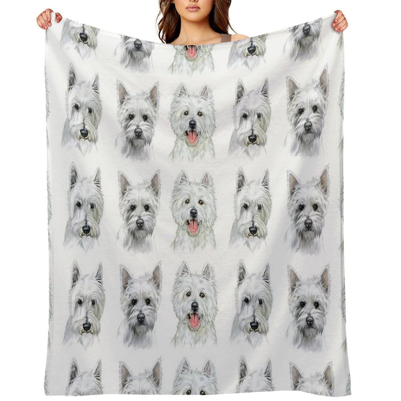 Westies Throw Blanket