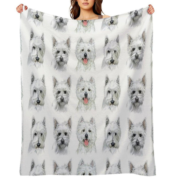 Westies Throw Blanket