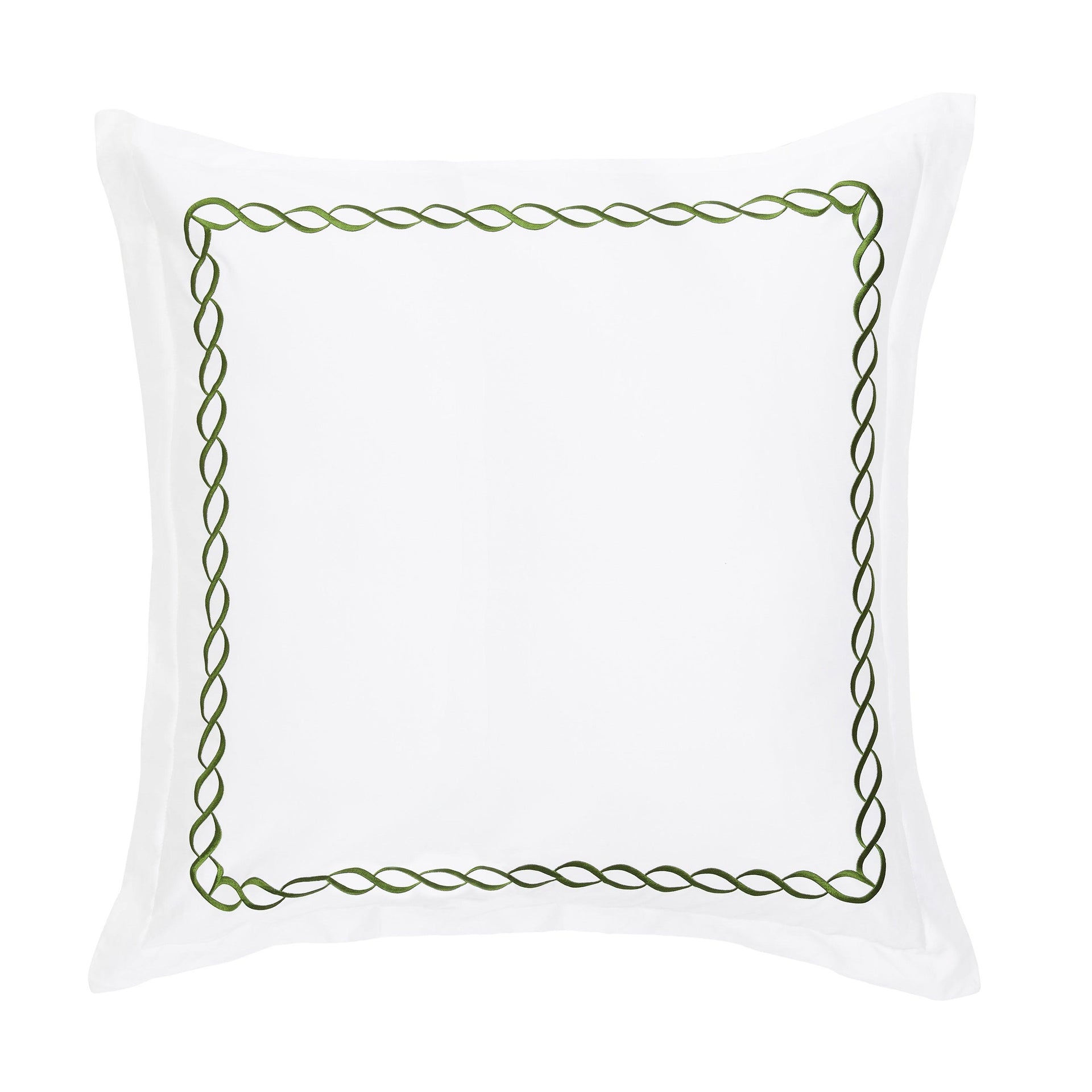 600 Thread Count Rope Embroidered Euro Sham Pairs
