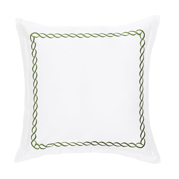 600 Thread Count Rope Embroidered Euro Sham Pairs