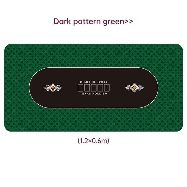 Dezhou playing card pad tablecloth table cushion square round chip rubber cushion playing card table top cushion