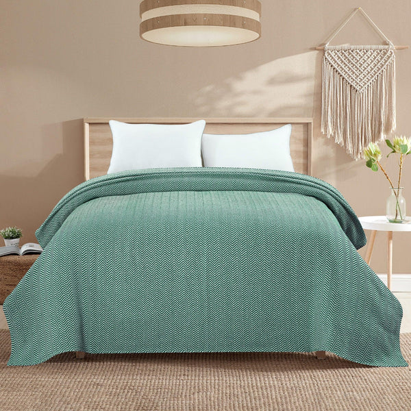 Herringbone Cotton Blanket