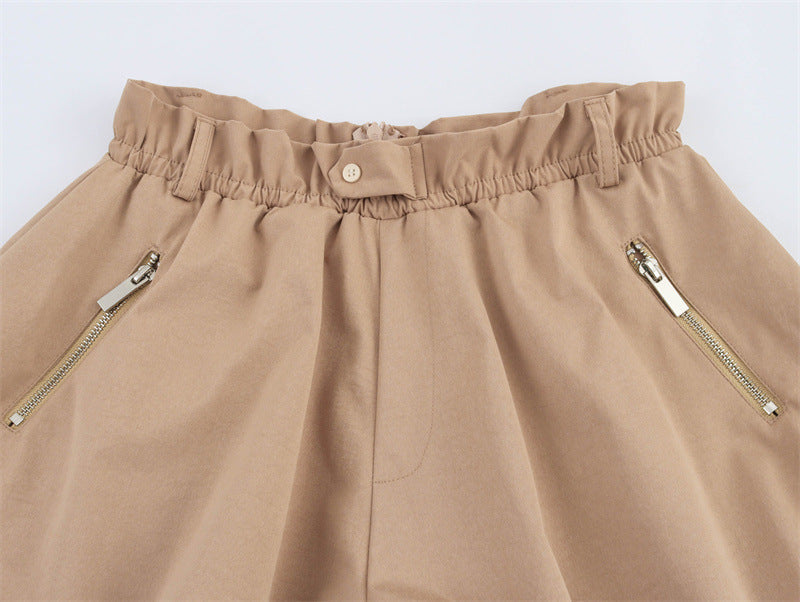 Summer new fashionable and versatile balloon version casual shorts