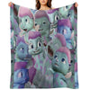 Bibble Collage Throw Blanket