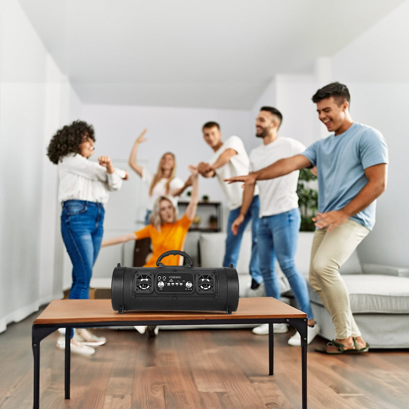 New Wireless Karaoke Smart Bluetooth Speaker, Car Audio Subwoofer, Gift for Computers/People, Street Fashion Gift