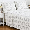 Horses Flannel Sheet Set - Twin