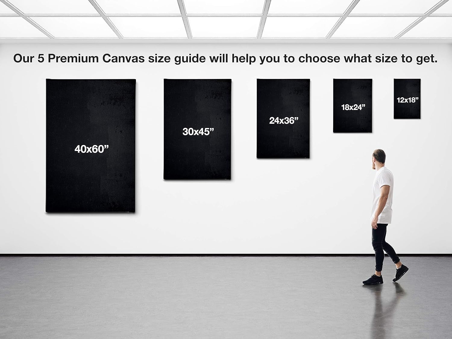 Stunning Black and Gold African Woman Canvas Art - Modern Home Decor (12